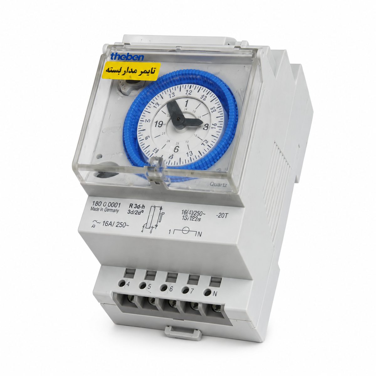 تایمر مکانیکی ذخیره‌دار تبن مدل Theben R 3d-h
